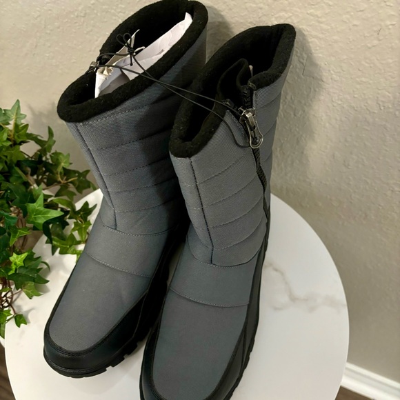 mysoft Mens Winter Snow Boots Waterproof (Size-10) - Picture 6 of 7